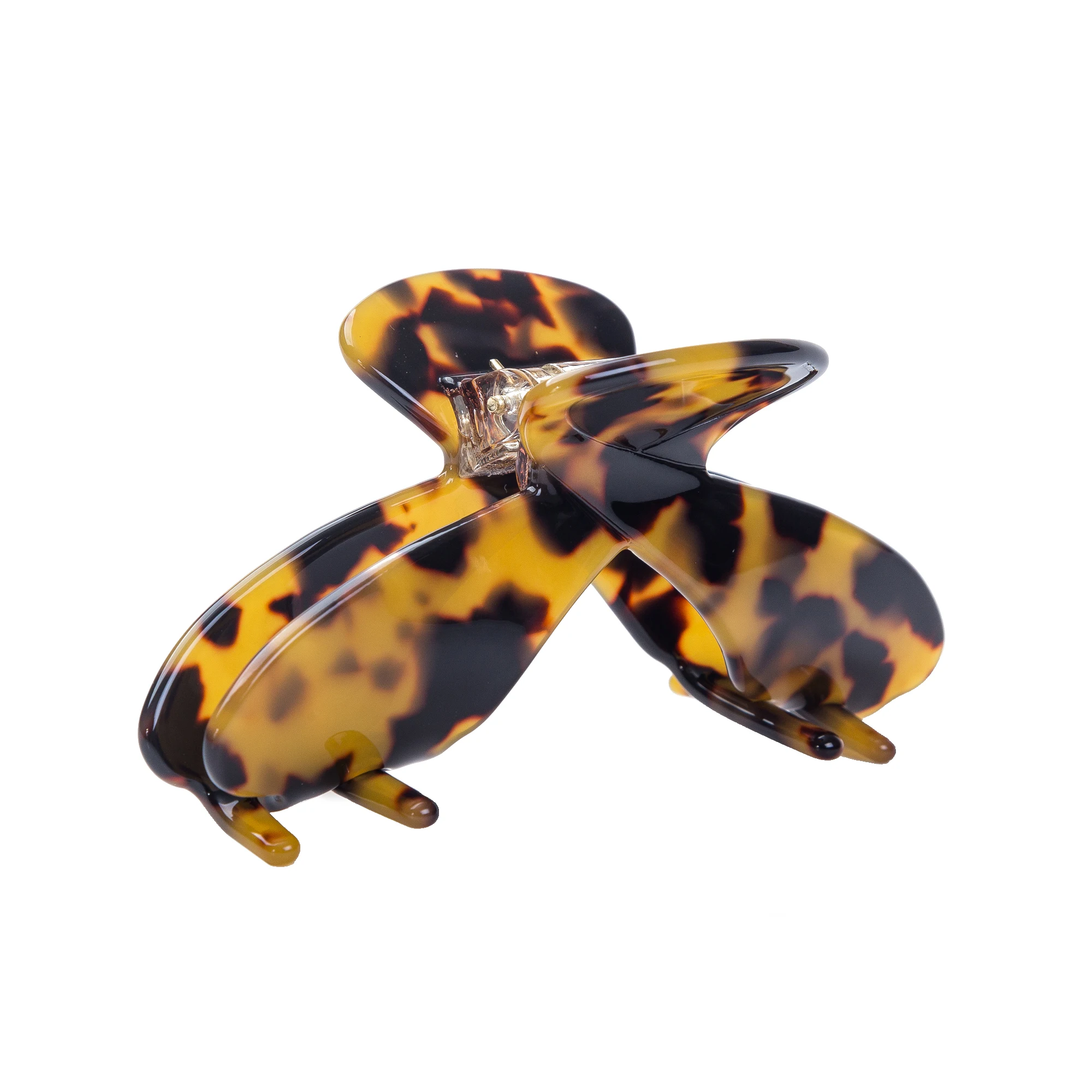 

Prettyou 9.5cm Handmade Celluloid French Design Acetate Clip Luxury Barrettes Hair Claw Tortoise Shell Fashion Accessories