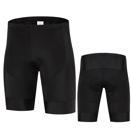 Summer New Strap 9D Gel Cushion Men's Black And White Cycling Jersey Shorts