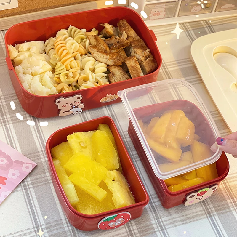 800ml Bento Lunch Box for Preschool Boy Kid LunchBox Snacks Salad Box for  Kindergarten Picnic Food Storage Container 2023 New - AliExpress