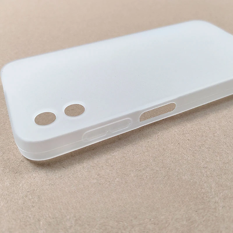 Premium Matte Black Frosted Soft TPU Phone Case - Ultra Slim Protective Shell