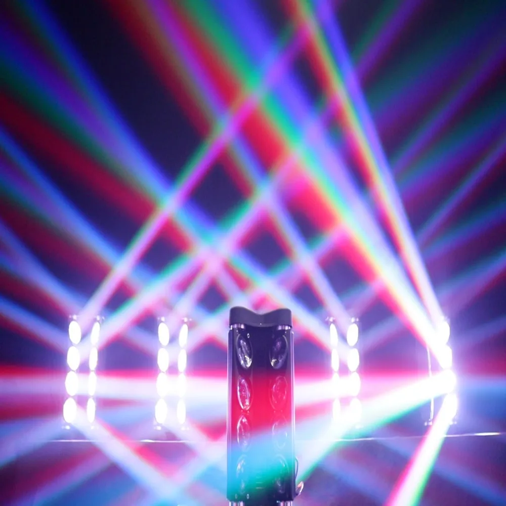 Led Spider Moving Light 8x15W 4in1 RGBW Led Party Light DJ