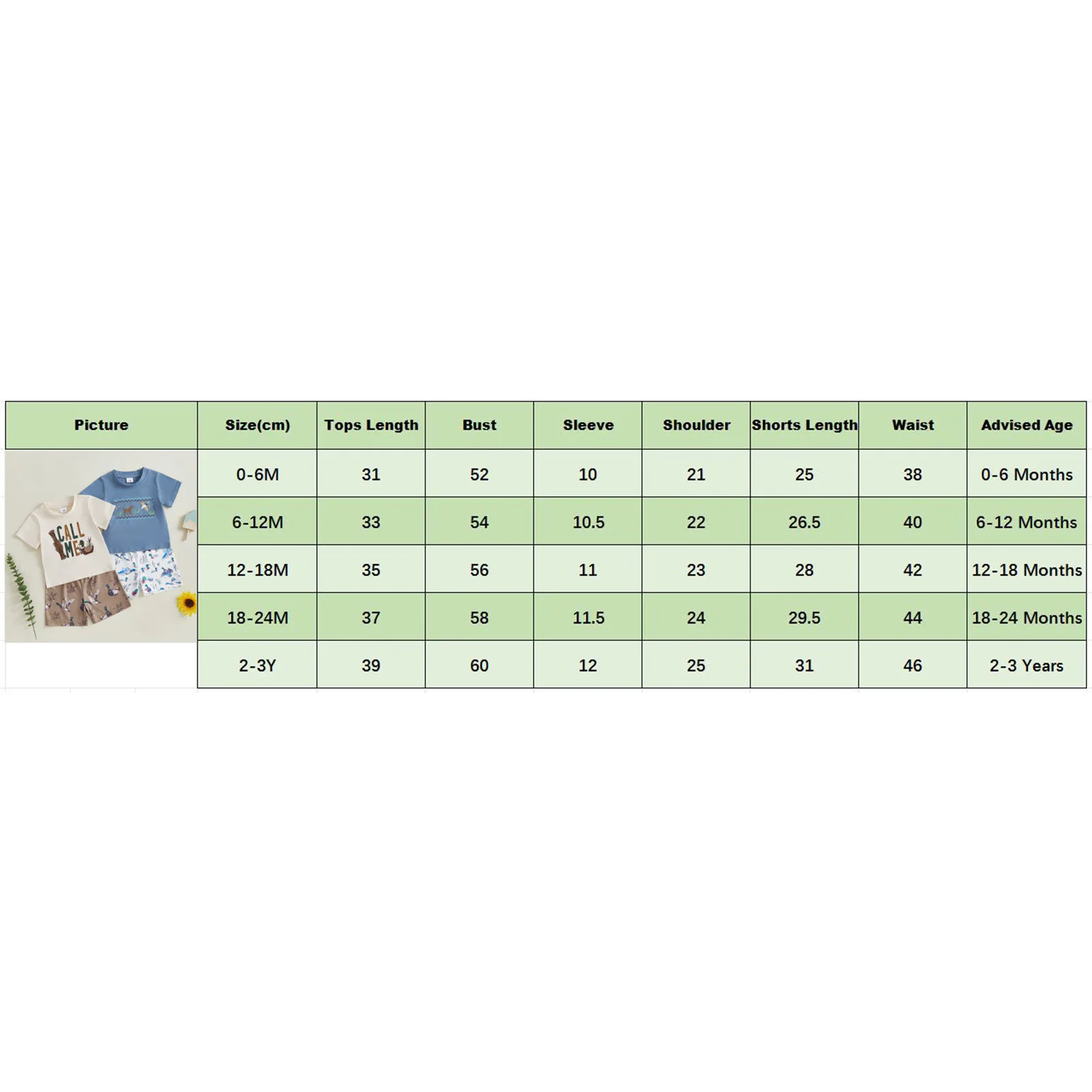 Summer Newborn Baby Boys Shorts 2 Piece Sets Causal Short Sleeve O Neck Tops and Duck Print Drawstring Shorts Clothing Sets