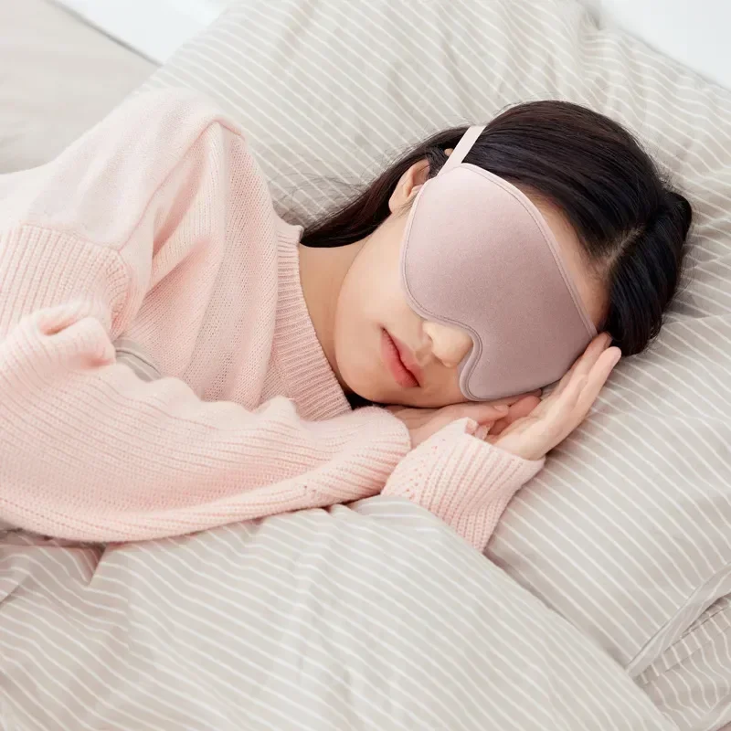 Xiaomi 3D Contoured Sleep Mask 99% Blockout Light Eye Cover  Adjustable Strap Soft Travel Nap Blindfold Sleeping Eyeshade Mask 5
