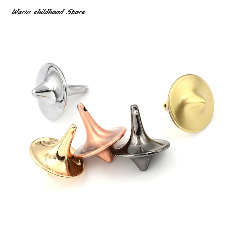 Spinning Top Toy Gyro Toupie Gyroscope Toy Metal Gyro Great Accurate Silver Spinning Top Hot Movie Totem Print Spinning Small Cyclone Adult Perpetual Stress Relief Toy