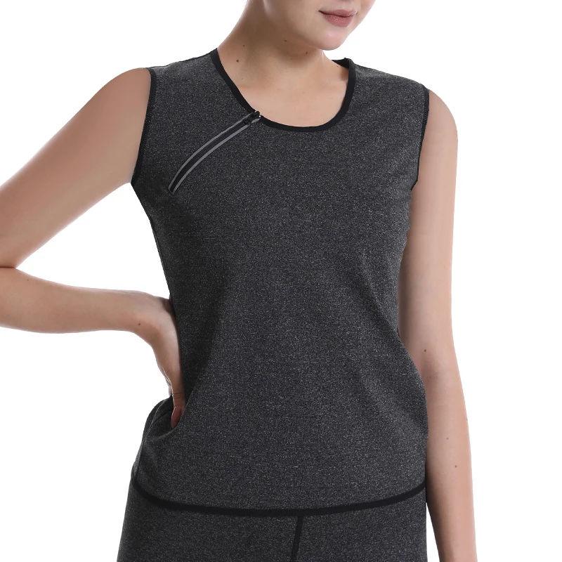 Sauna Suits For Women Sauna Sweat Waist Trainer Weight Loss Workout Tshirt Long Sleeve Slimming