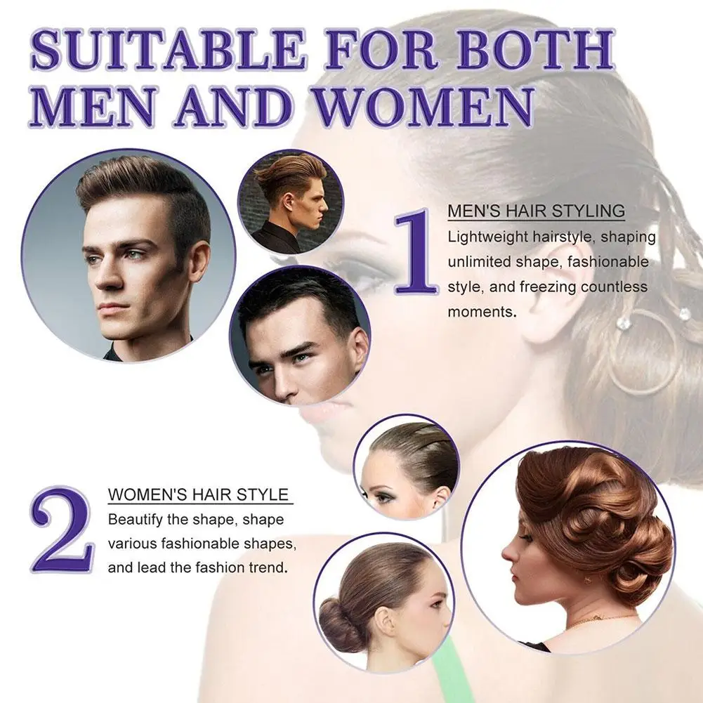 Hair Wax Stick For Women Man Finish Cream Non-greasy Style Hair Oil Pomade Stick Wax For Wig New S6d8