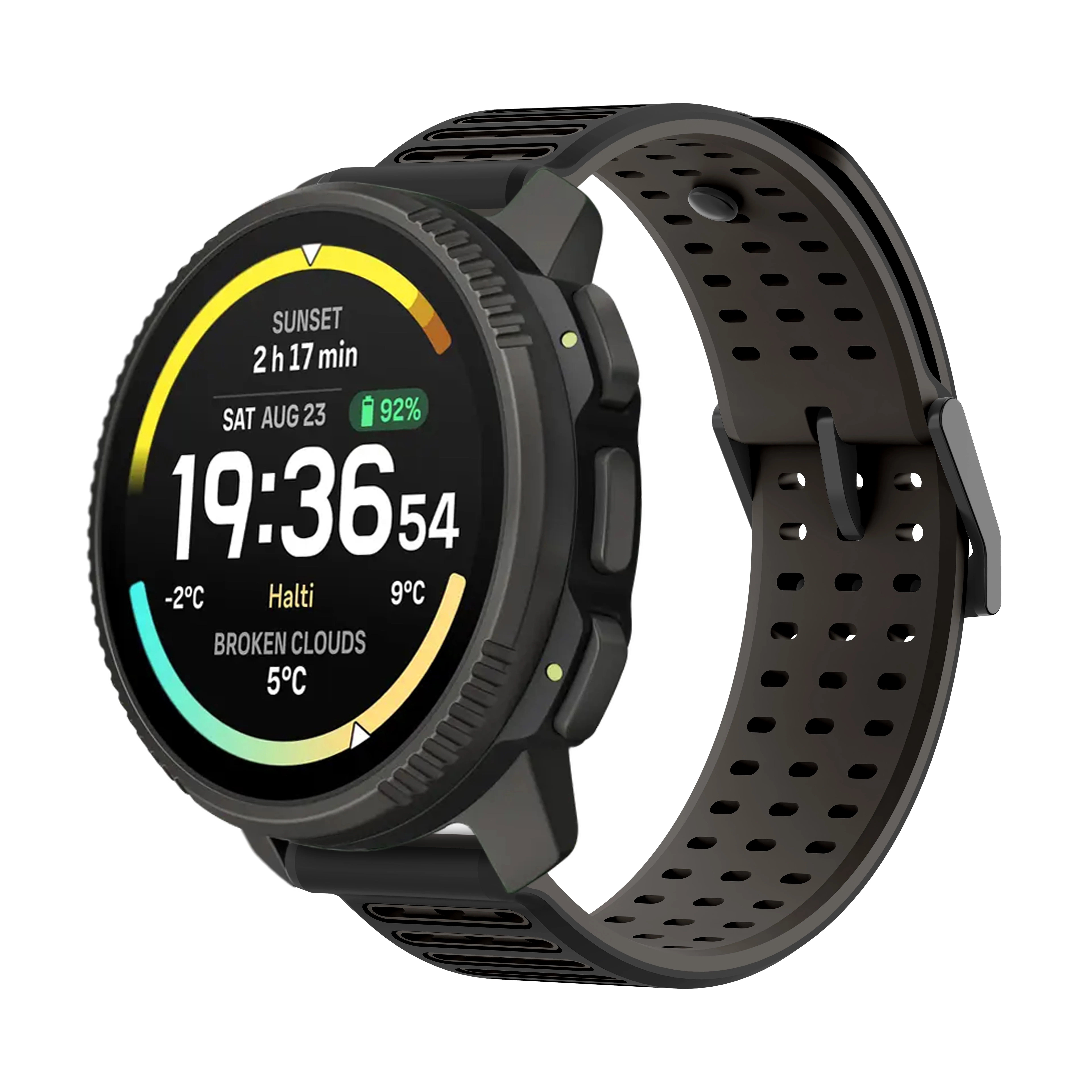 Breathable Silicone Sports Watch Strap - 22mm