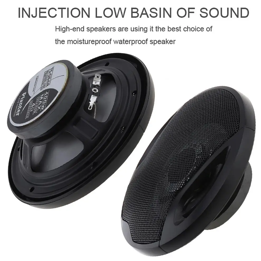 2pcs 4/5/6.5 Inch HiFi Coaxial Car Speaker 280/300/400W Vehicle Door Audio Music Stereo Full Range Frequency Automobile Speakers