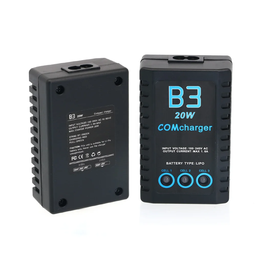 Chargeur Lipo IMAX B3 20W 2-3S 1.6A pour Batteries Drone RC