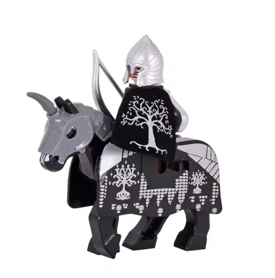 Medieval Knight and War Horse Building Block Set - Toy Gift