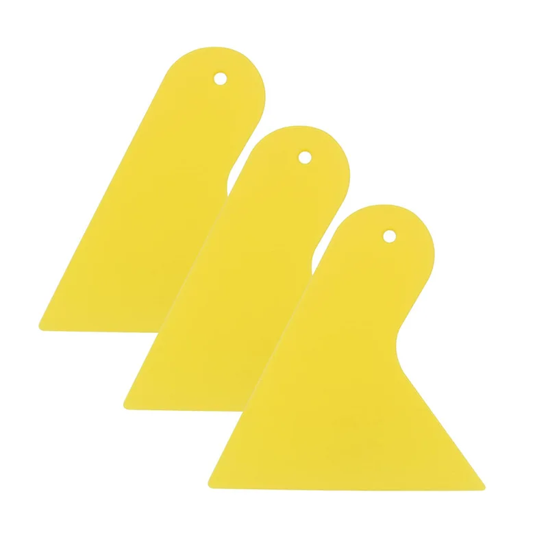 Car Plastic Scraper for Remove Decals Stickers Spatula Spreader for Applying Fillers Putties Caulks Paint Putty Knife
