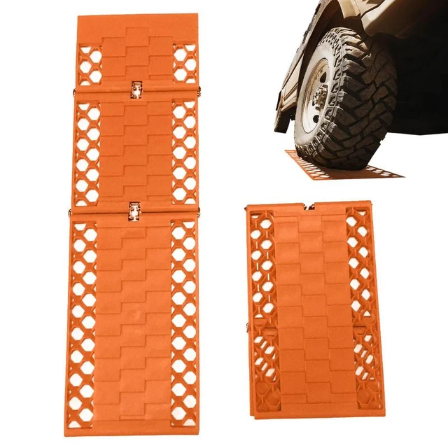 Planches de Traction Tout-Terrain, 2 Pcs Échelle de Pneu Tapis