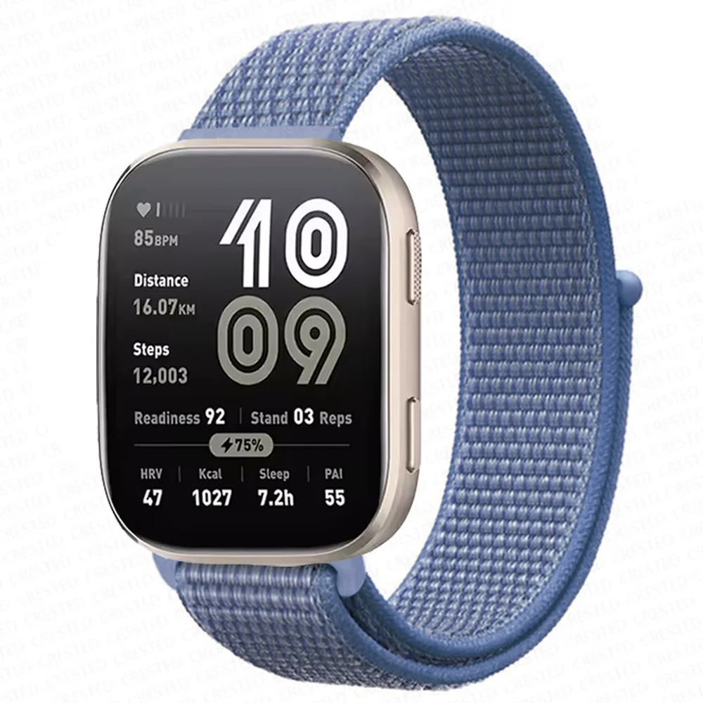 Nylon Loop Watchband Bracelet - 22mm Strap Replacement