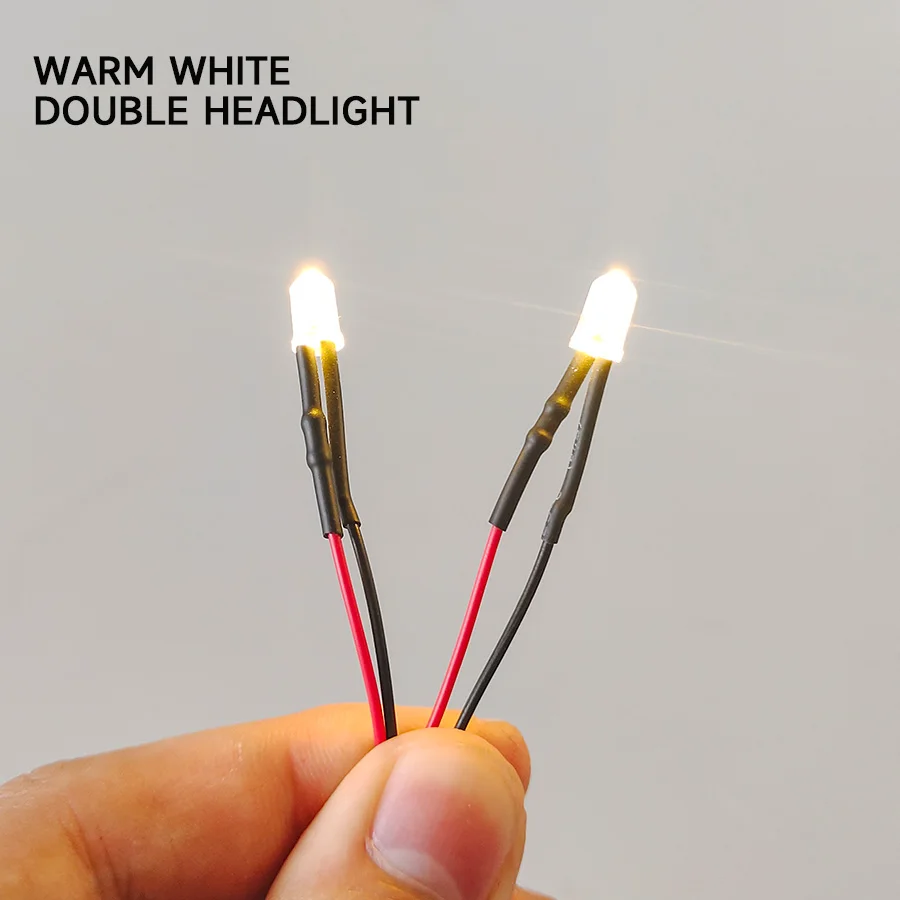 2/4/6 LED-Perlen mit USB-Anschluss, 5 V, Miniatur-Superhelle Lampe, DIY-Modellherstellung für Diorama, 1 Stück – Detail 3
