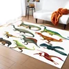 Cartoon Dinosaur Carpets for Living Room Home Decor Children's Room Anti-slip Crawling Mat Bedroom Bedside Foot Pad Doormat 4