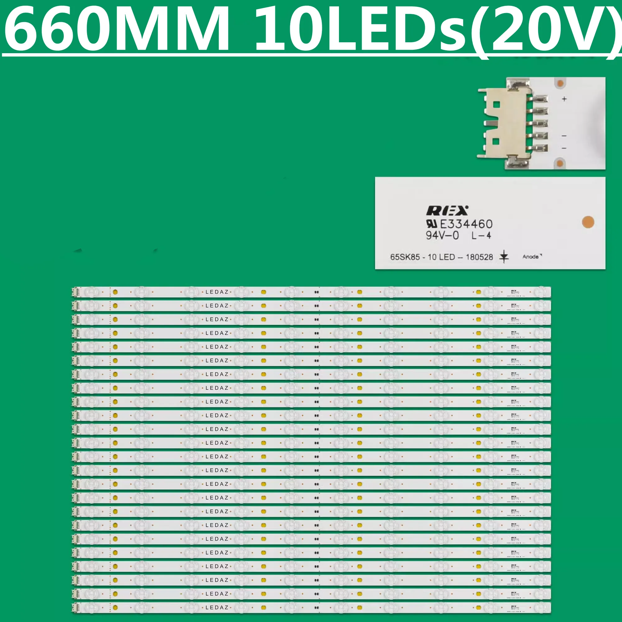 

24PCS LED Backlight Strip For 65SK8500LLA 65SK8500PCA 65SK85(48B)_CASE2_N0_SiLK_R00_171019