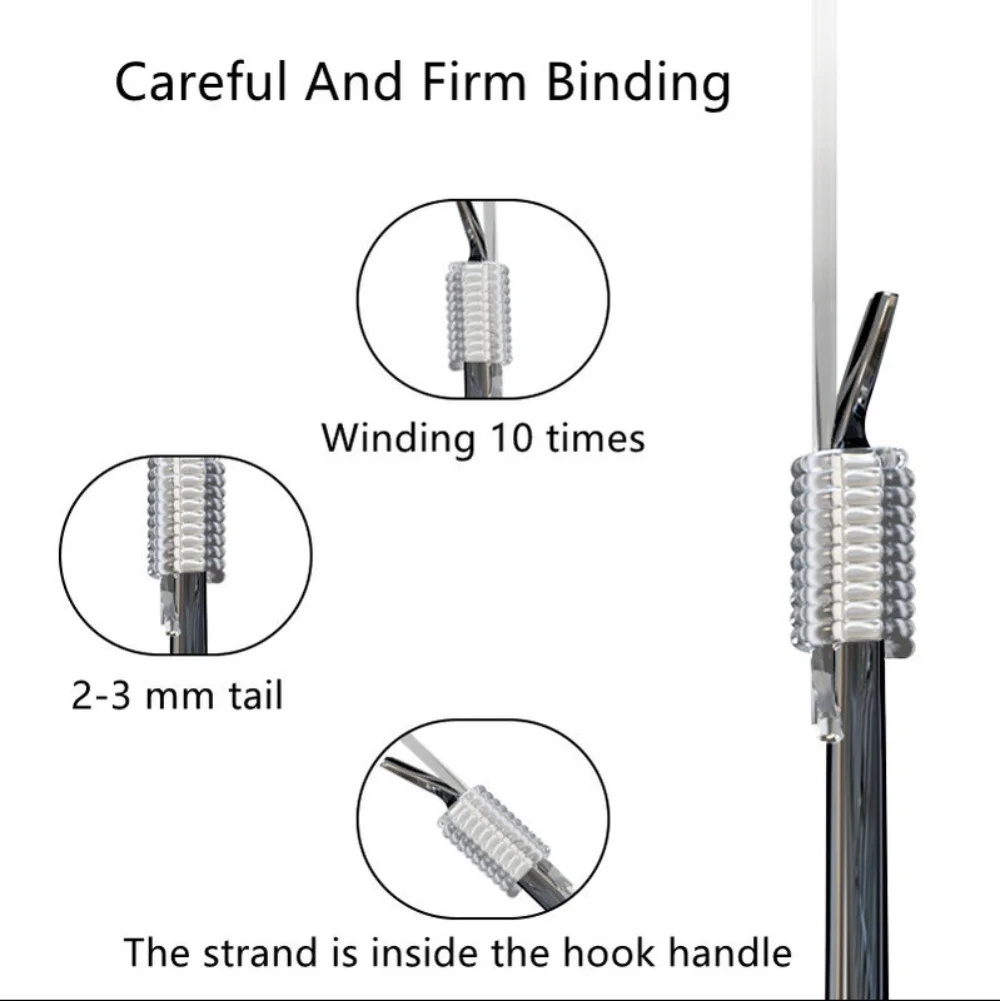 20 Hook /10 Pair of New Fine Packaging Fishing Tackle Fishing Line Double Hook Manual Double Hook Fishing Hook Bait