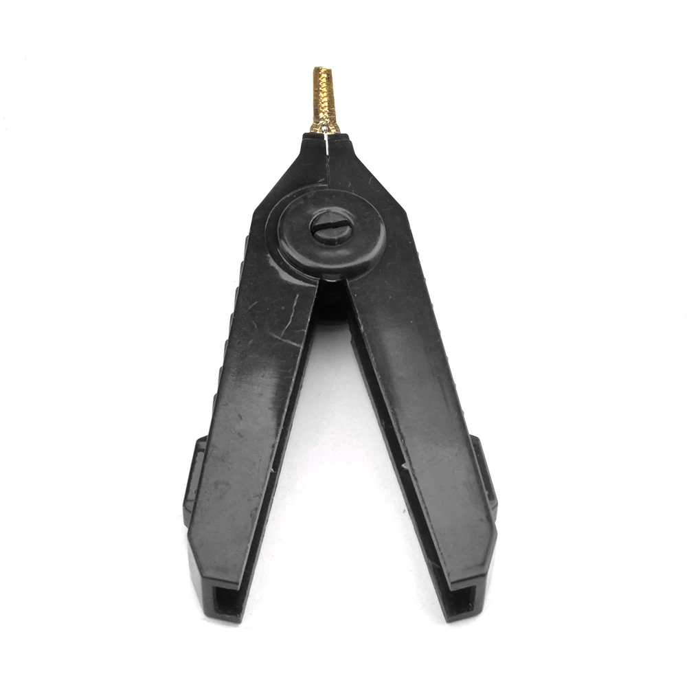 Gaqqee Alligator Clip 90mm Kelvin Copper Gold Plate Clip LCR Test Grey/Black/Red For Precision Instruments alligator clips,test clip,test hooks clips