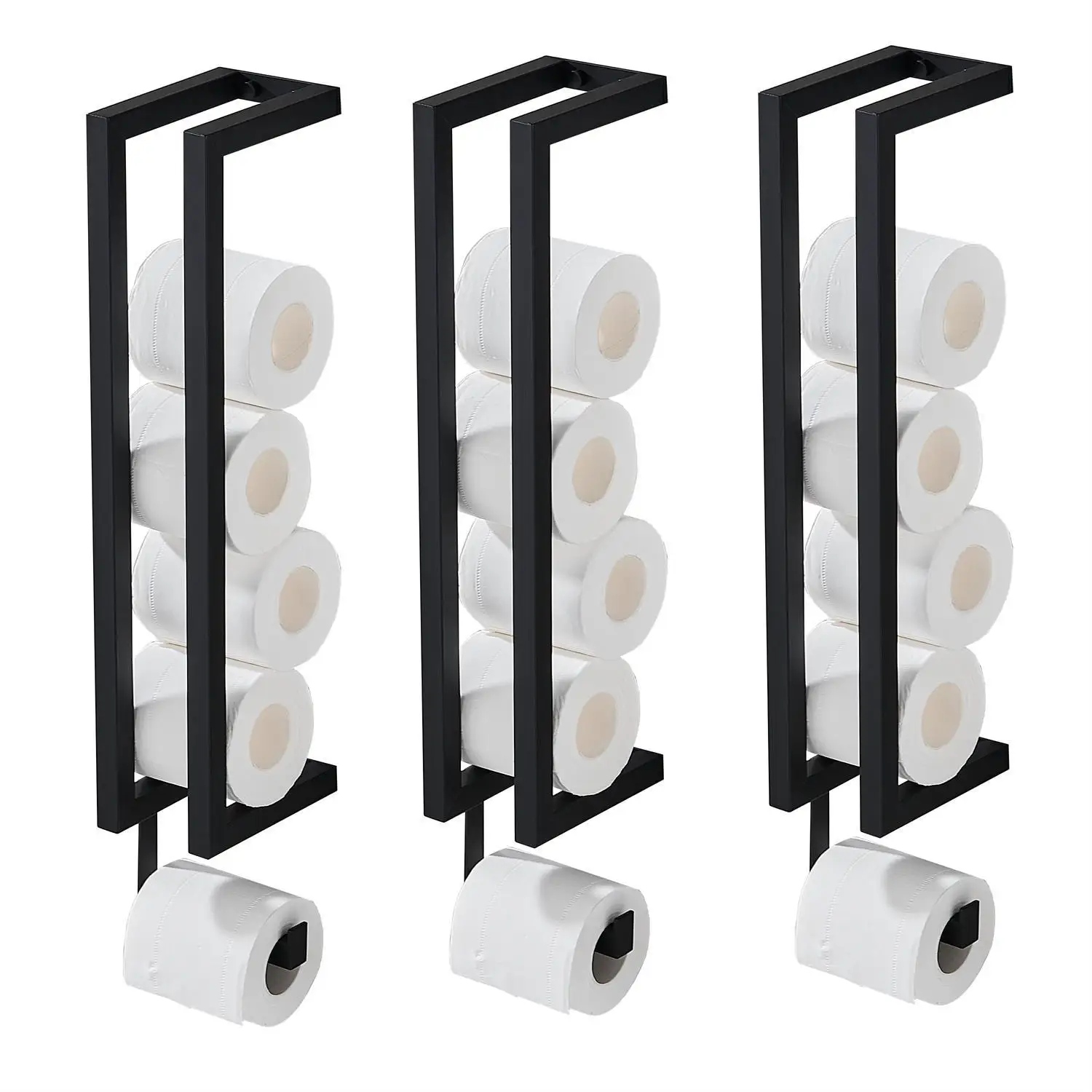 HapiRm Towel Rack Wall Mounted - Bathroom Rolled Bath Towel