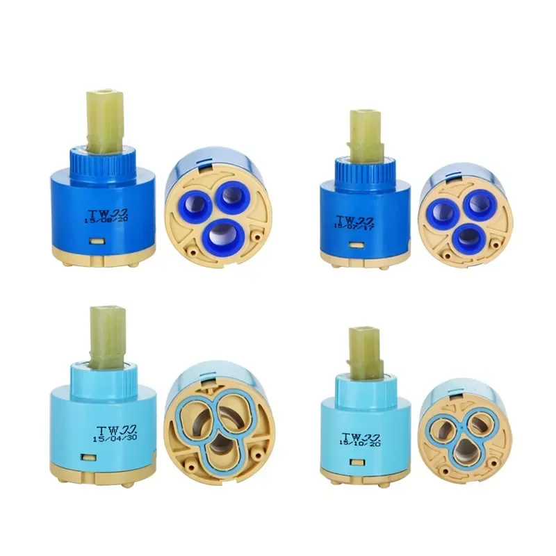 35/40mm Faucets Mixing Spool Valve Replacement Ceramic Cartridges Mixer Tap Valve Core Kitchen Bath Basin Shower Tap Accessories