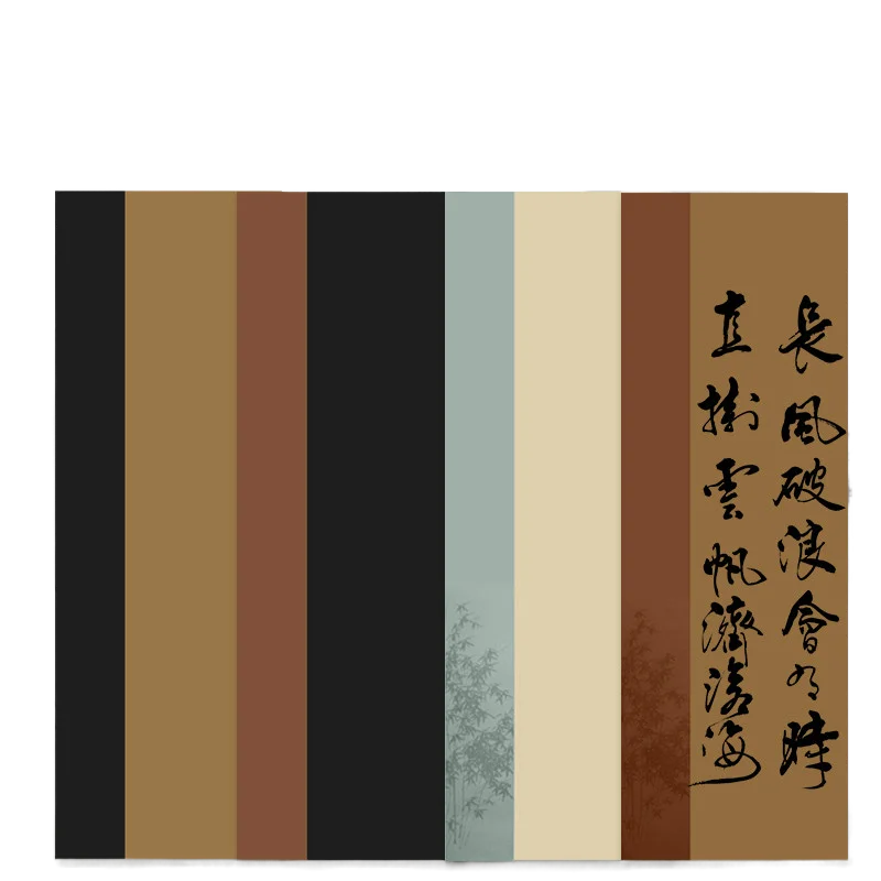 34*138cm Antique Batik Half-Ripe Rice Paper Chinese Calligraphy Creation Xuan Paper Brush Pen Works National Exhibition Papier