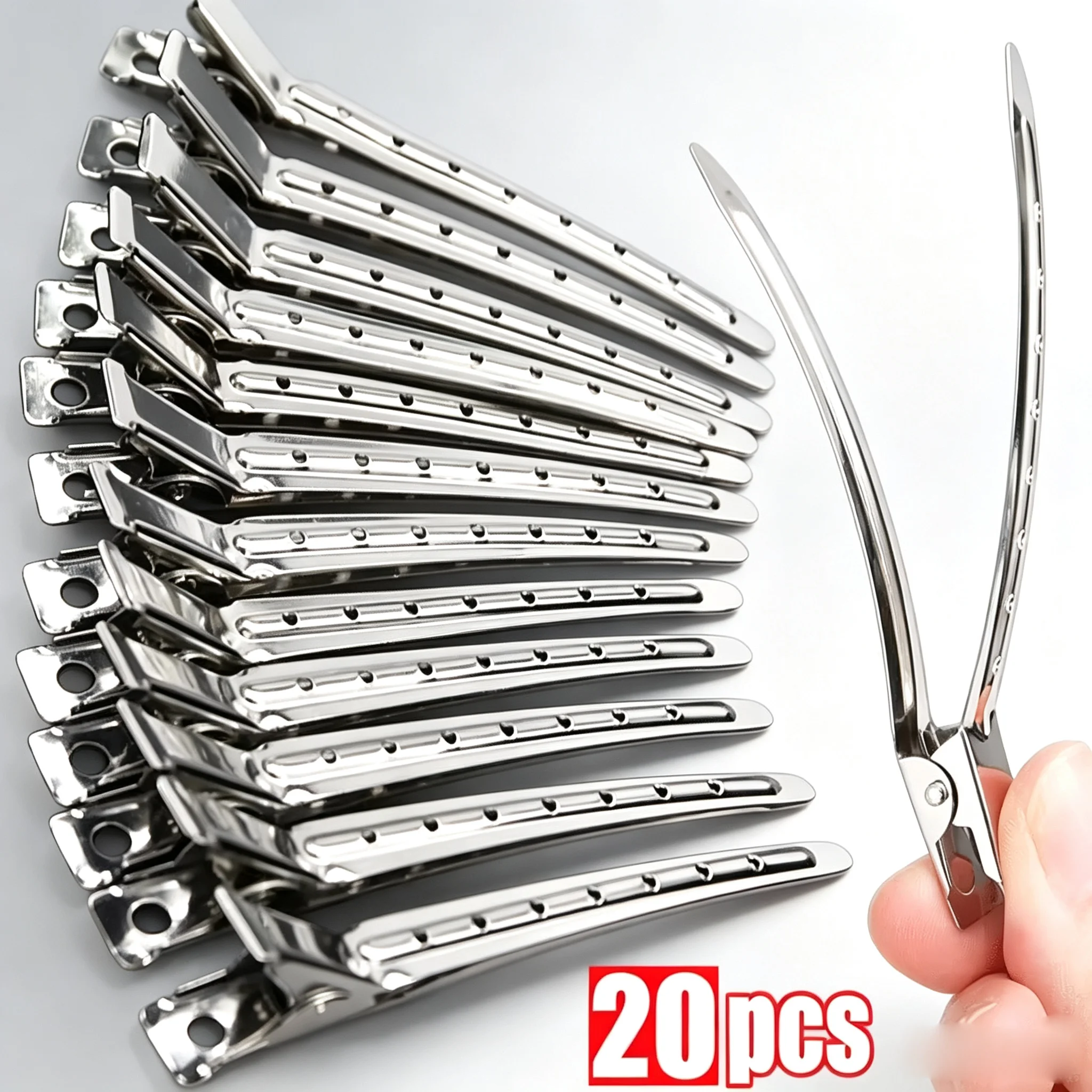 Enhance Your Style: Premium Metal Hairdressing Clips for Effortless Sectioning and Styling