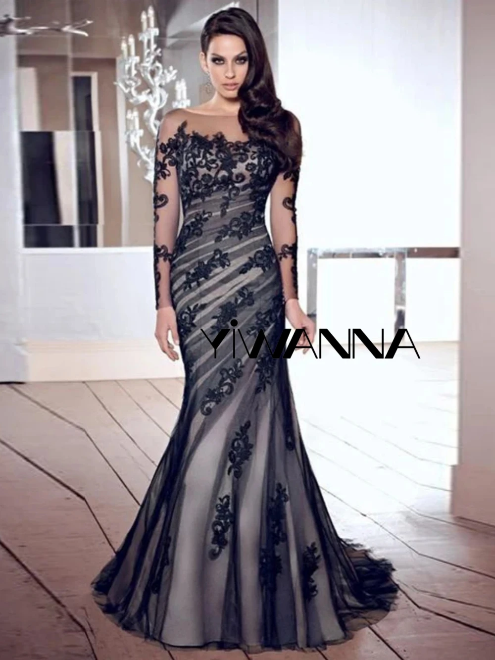 

Modern Boat Neck Mother Of The Bride Dress For Wedding Classic Lace Appliques Prom Dress 2024 Elegant Mermaid Long Evening Gown