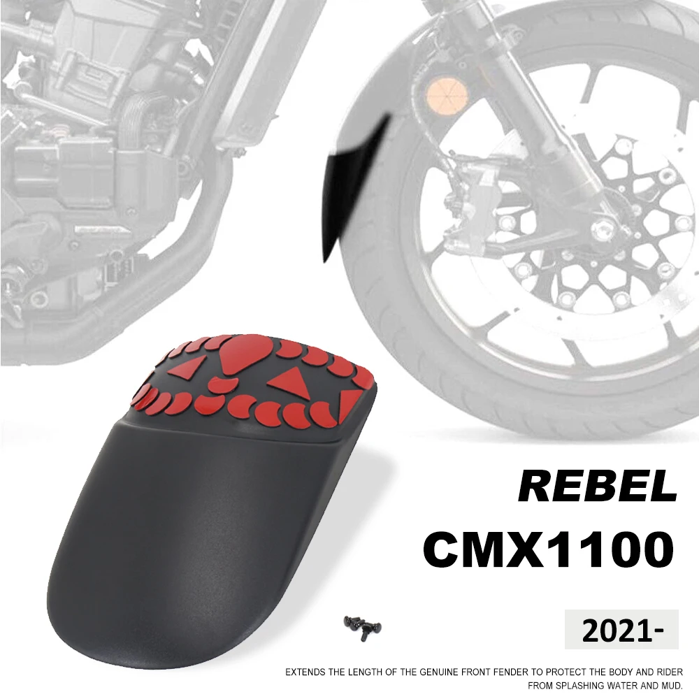 Nuovo 2021 2022 Estensione Hugger Ruota Parafango Anteriore Per Honda Rebel Cmx1100 Accessori Moto Splash Guard R Cmx 1100 Cmx1100