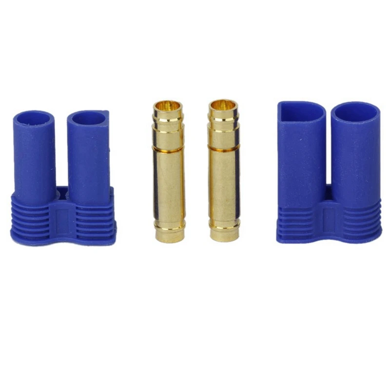Hot Sale30 Pairs Of EC5 Banana Plug Bullet Connector Female+Male For RC ESC LIPO Battery/Motor