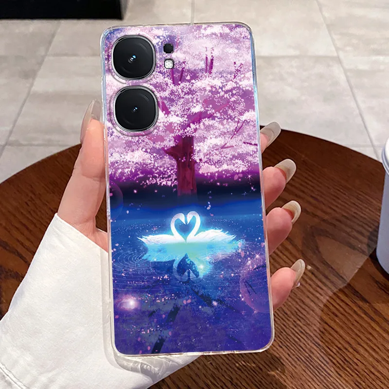 Aesthetic Fashion Cute Cat Soft Silicone Transparent Phone Case Cover