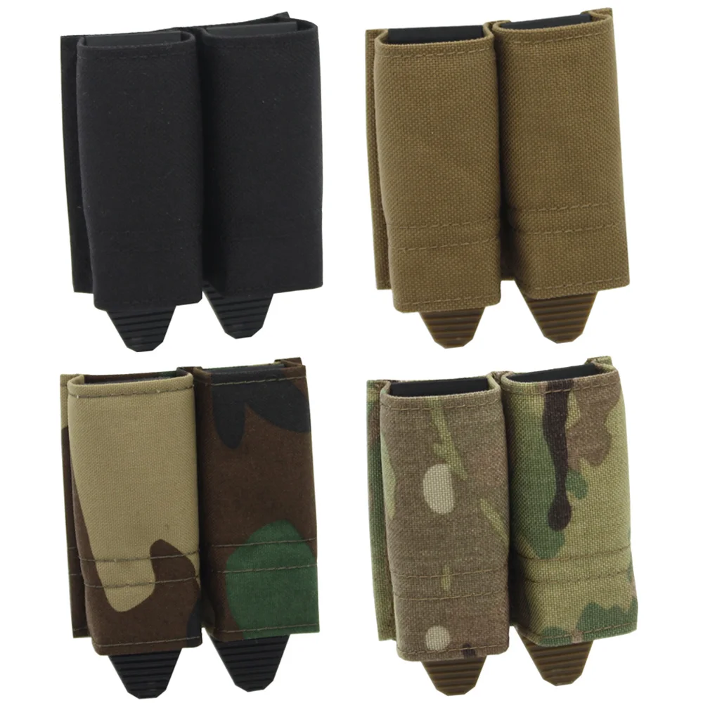 Kywi Style Molle 9Mm Magazine Pouch Tactical Pistol Double Mag Pouch Hunting Paintball Holster Equipment