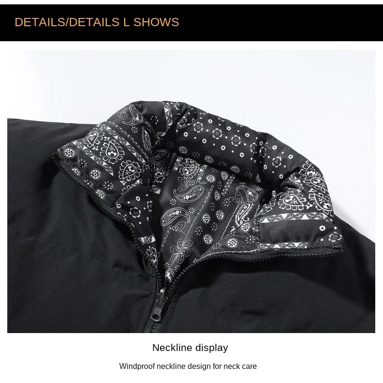Description Picture 3 of itemWinter Jackets for Men High Quality Men's Coats Thermal Clothing Mens Hooded Parkas Hot Coat Man Social Waterproof Parka Male
