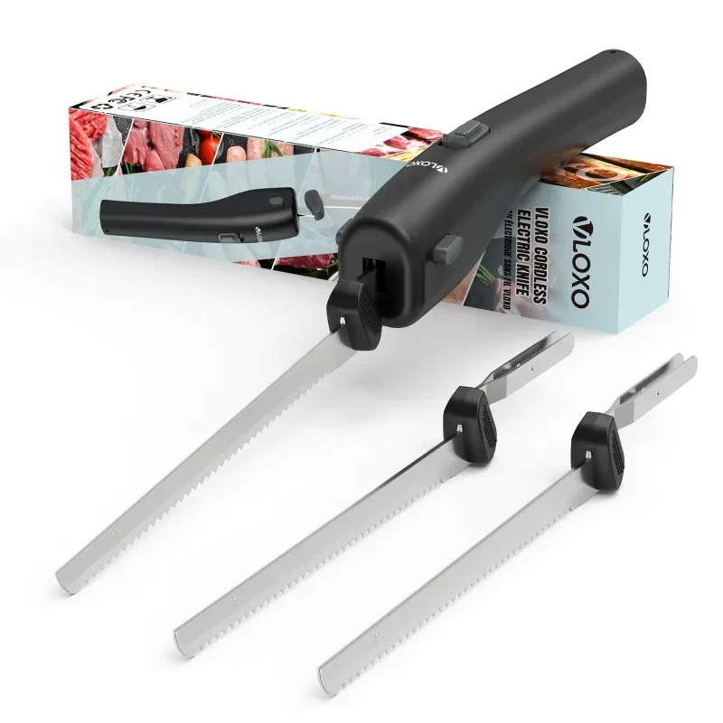 Electric Bread Knife Household Cake West Point Bakery Frozen Meat Stainless Steel Electric Bread Knife