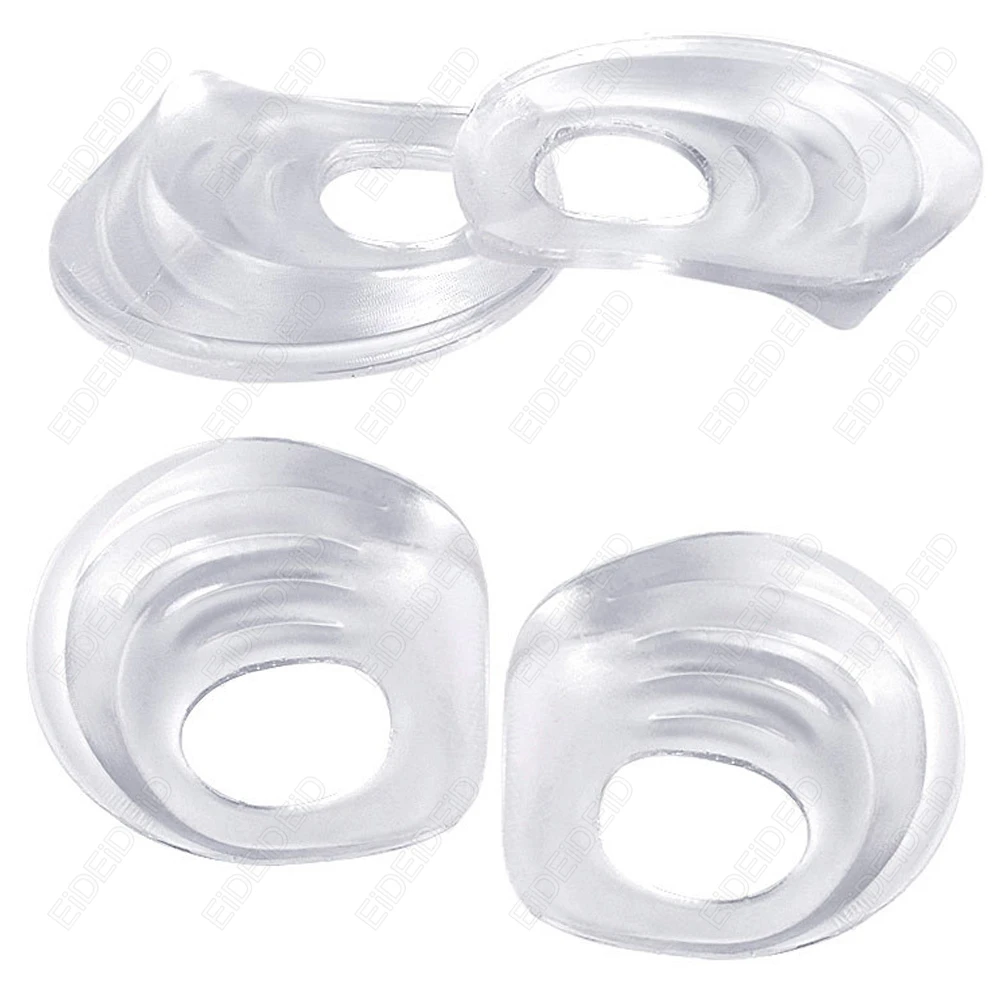 Orthopädische Silikon-Gel-Einlegesohlen, Fersenpolster für XO-Beine, Varus, korrekte Plantarfasziitis, Schmerzlinderung, Fußpflege, Einlegesohlen, Pads – Detail 10