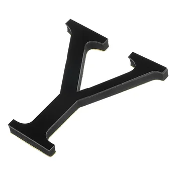 10 cm Nero 26 Lettere inglesi Adesivo da parete Specchio 3D Adesivo da parete in acrilico Decalcomanie Decorazione autoadesiva Wall Art Mural Home Party 1