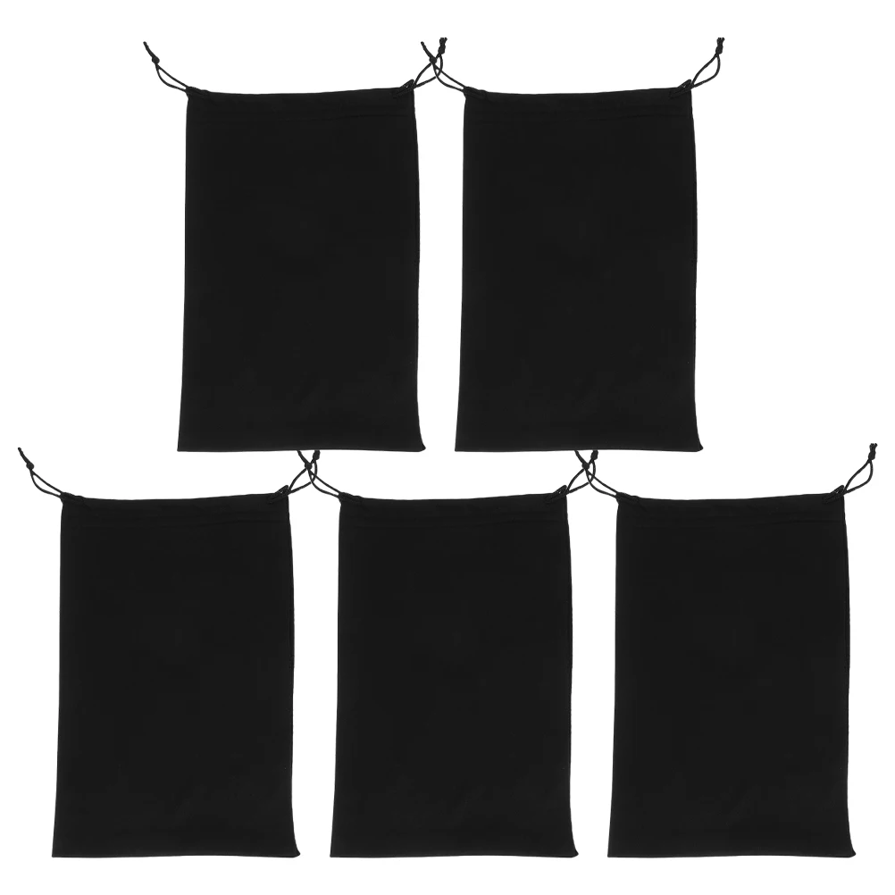 5pcs Glasses Drawstring Bag Portable Anti-scratch Ski Goggles Storage Bag Sunglasses Pouch for Outdoor Protective Snow Goggles 2