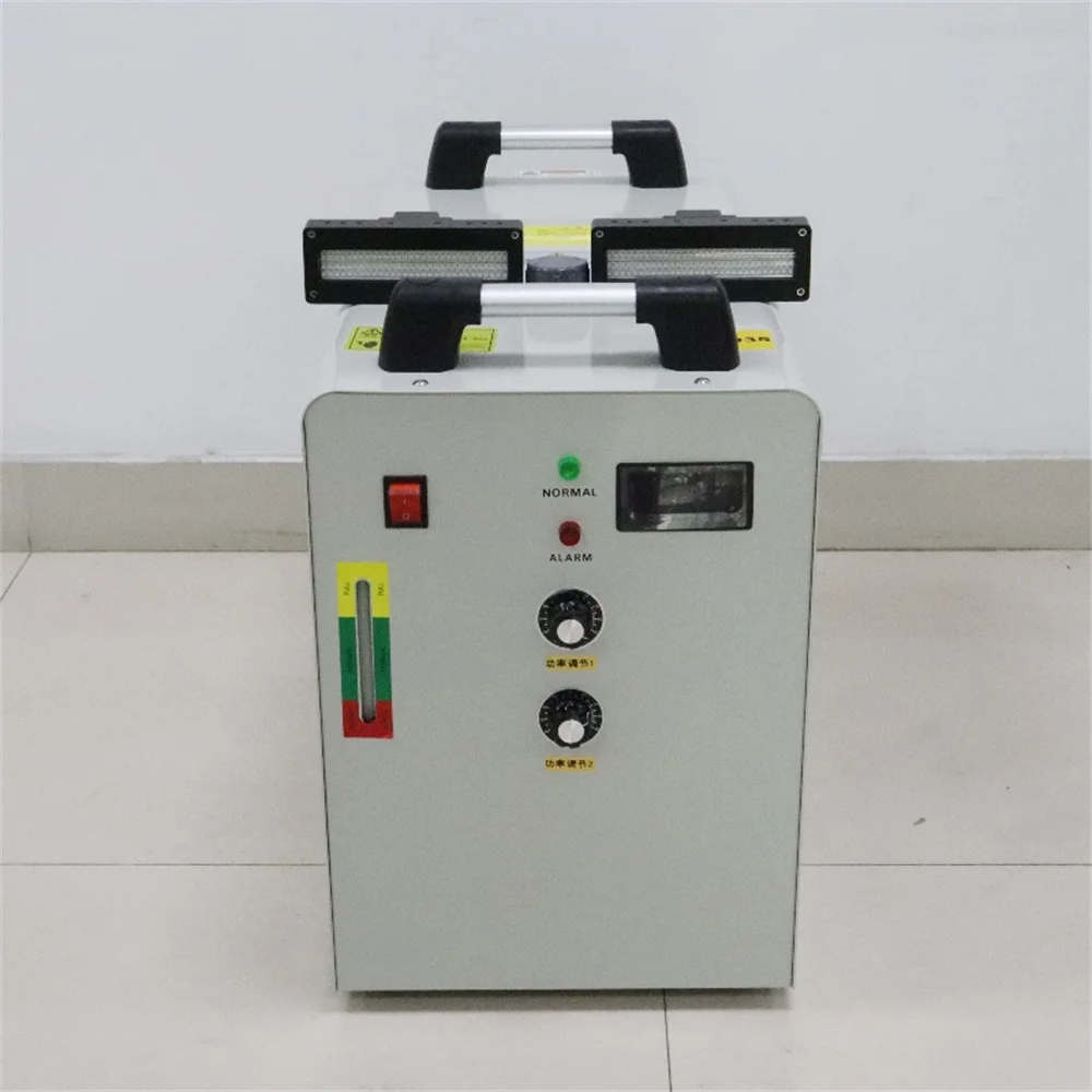 120*20mm 2Pcs Uv Led Curing Lamps with Water Chiller 1200w UV LED Curing System for Ricoh G5/G6 Docan UV Flatbed Printer