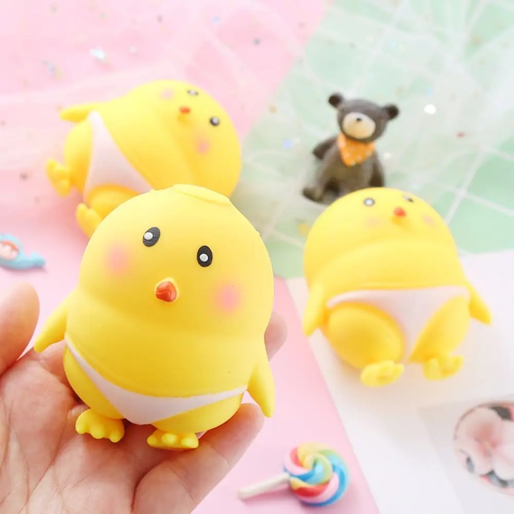

Tpr Slow Rising Squeeze Toy Cartoon Animal Anti-stress Slow Rebound Toy Decompression Toys Chicken Shape Stress Relief Toy