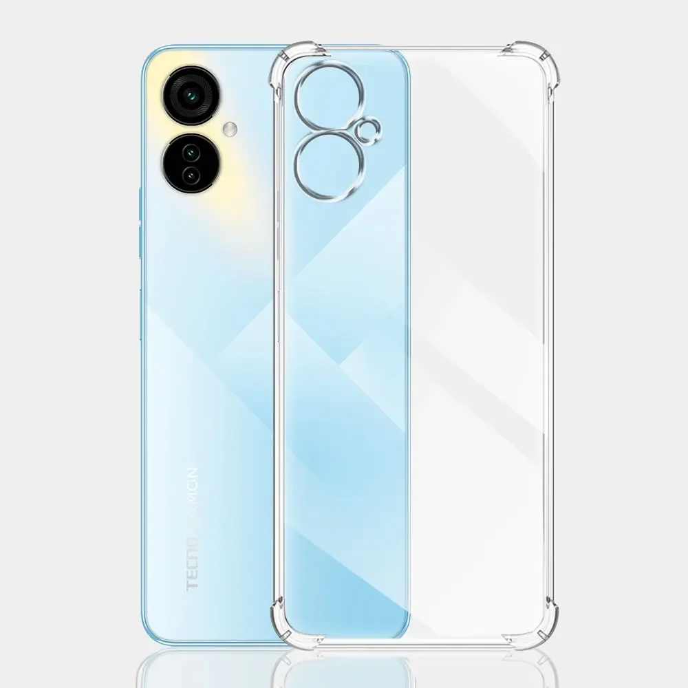 Silicone Soft Shockproof Clear Phone Case Cover