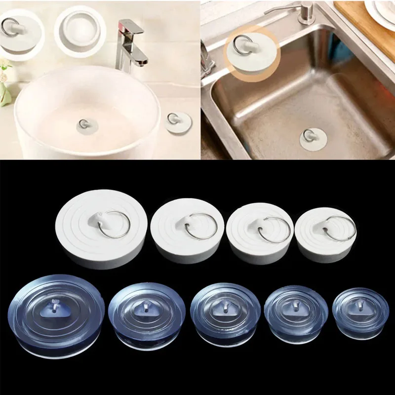 1Pc Rubber Sink Plug Kitchen Bath Floor Drain Durable Bathtub Drainage Stopper Laundry Leakage-Proof Bathroom Home Supplies 1Pc Rubber Sink Plug Kitchen Bath Floor Drain Durable Bathtub Drainage Stopper Laundry Leakage-Proof Bathroom Home Supplies