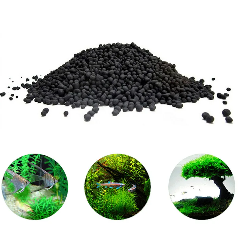 Fish Tank Water Plant Fertility Substrate 50-200g Aquarium Plant Soil Substrate Gravel Aquatic Decoration Grass Mud Soil aquarium substrate