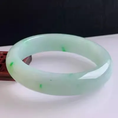 

Zheru Jewelry Natural Myanmar Jade 54mm-62mm bracelet exquisite princess bracelet send girlfriend send mom