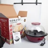 Houselin Popcorn Maker, Hot Oil Electric Popcorn Machine with Large Lid for Convenient Storage 2