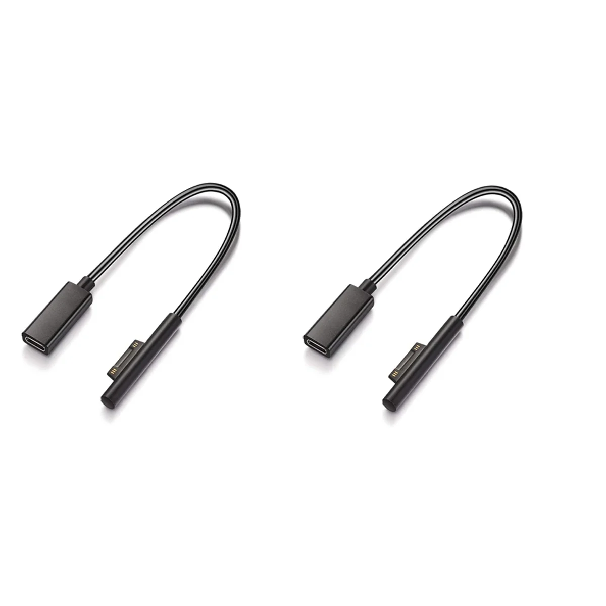2X Surface Connect To Usb-C Cavo Di Ricarica Compatibile Per Surface Pro7 Go2 Pro6 5/4/3 Laptop1/2/3 E Surface Book