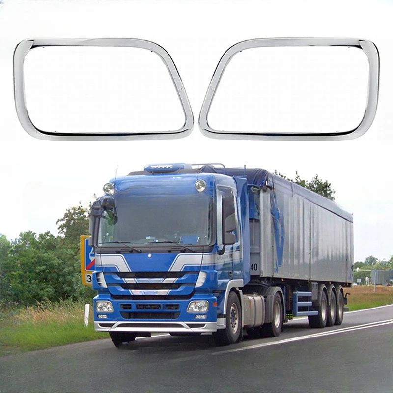 

1 шт. подходит для Mercedes-Benz 3341 4141 2644 2641 насос рамка фары Грузовика Mercedes-Benz рамка фары для грузовика покрытие яркой полосы