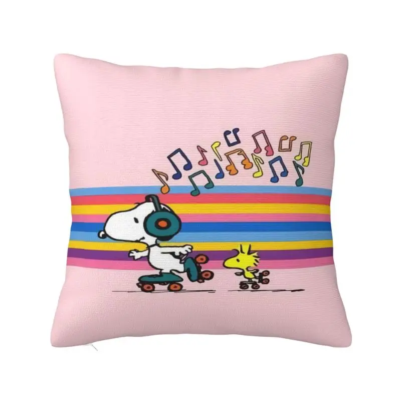 thumbnail image 1 of Funda de almohada personalizada S-Snoopys Funda de cojín de anime Charlie Brown Funda de almohada cuadrada, 1 of 5