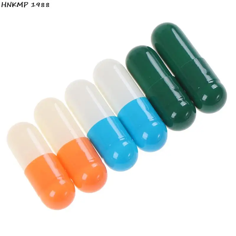 1000 Stück leere Hartgelatinekapseln, Größe 2 # Klare koschere Gel-Medizinpille, Vitamine, leere Pillenkapsel – Detail 3