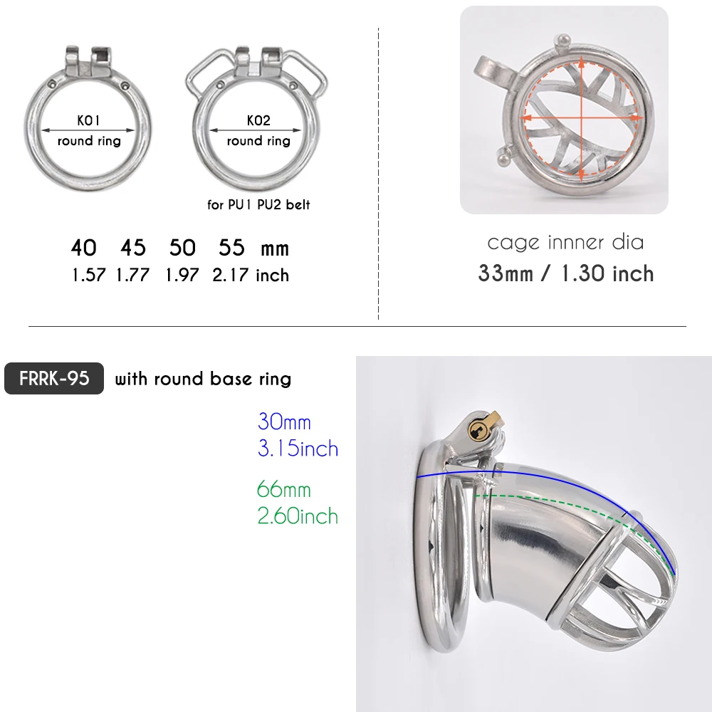 Penis Tube Sleeve Metal Male Chastity Cage Device Erotic Toys Sex Supplies Cock Rings For Men