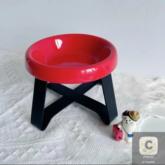 New Spine Protection Pet Bowl High Feet Neck Protection Cat Bowl With Stand Pet Food Bowl Pet Supplies 5