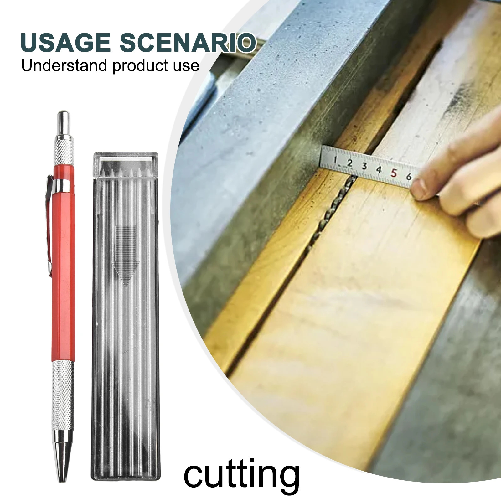 

Welders Pencil Marker Pen Coloring Fine Light Markers Metal Oily Pens Point Red Silver Streak Refills Supplies